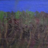 MORLOTTI, Bosco, 1967, olio su tela, 60 x 80 cm